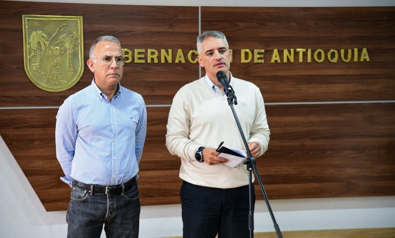 Gobernador Andrés Julián Rendón. Foto/ Gobernación de Antioquia