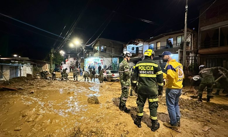 Afectaciones por lluvias en San Antonio de Prado. Foto/ Alcaldía