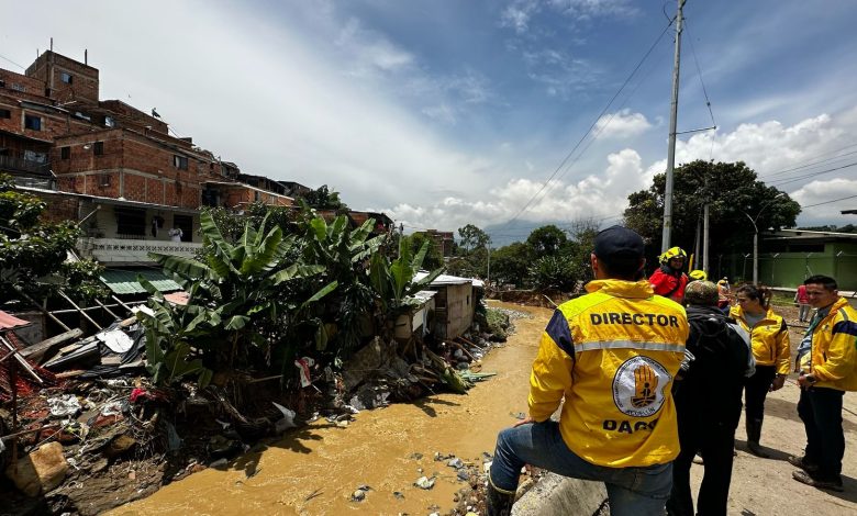 Emergencia en Altavista. Foto/DAGRD