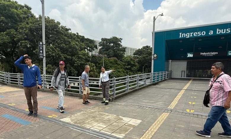 Estación Industriales del Metro. Foto/ Metro de Medellín