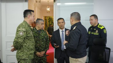 Consejo de paz y seguridad con autoridades del orden nacional. Foto/presidencia