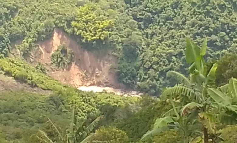 Movimiento en masa en vereda de Abejorral, Antioquia