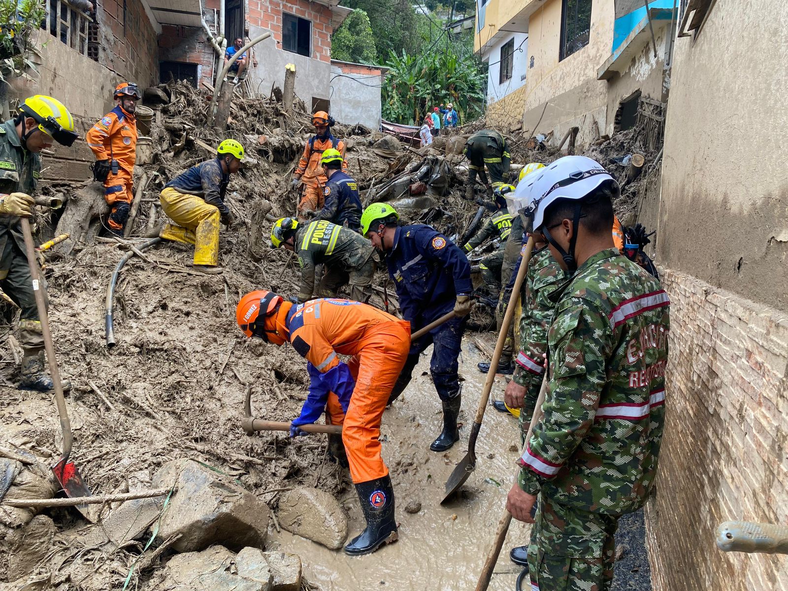 Atención de emergencias por lluvias. Foto/Dagran