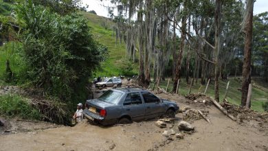 Afectaciones por lluvias en Bello, Antioquia. Foto/ Alcaldía