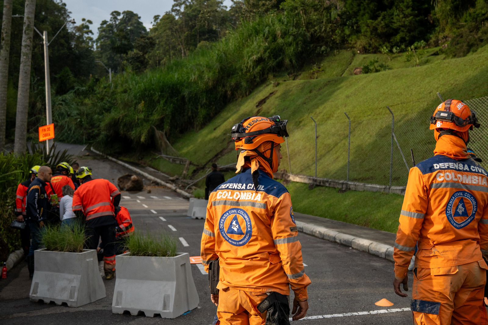 Movimiento en masa en Loma de Los Balsos. Foto/ Alcaldía de Medellín