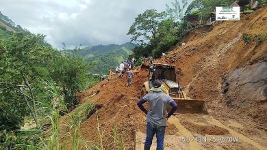 Vías afectadas por las lluvias en Antioquia. Foto/Secretaría de Infraestructura