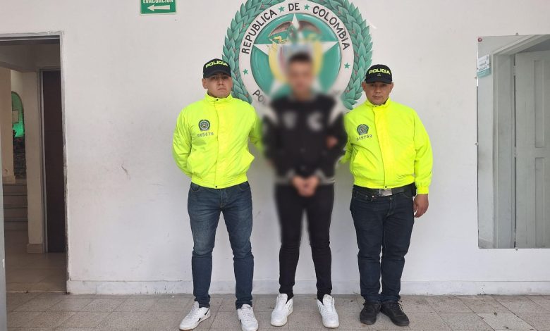 Capturado productor musical en Medellín. Foto/ Policía Metropolitana