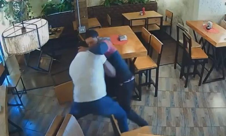 Forcejeo entre a víctima de hurto y el atracador en Aranjuez