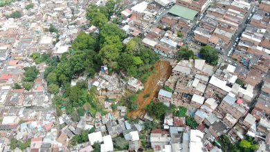 Movimiento en masa en Villatina. Foto/ Alcaldía