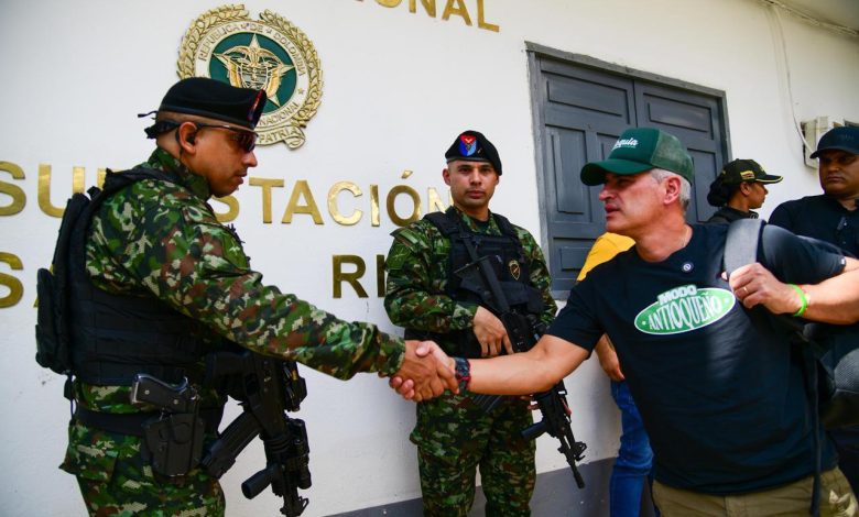 Consejo de seguridad en Andes. Foto/ Gobernación de Antioquia