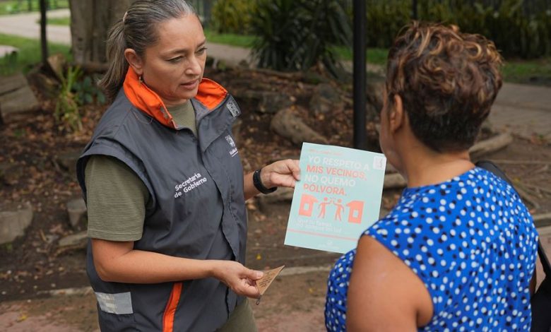 Envigado lanzó su campaña contra la pólvora . Foto/ alcaldía