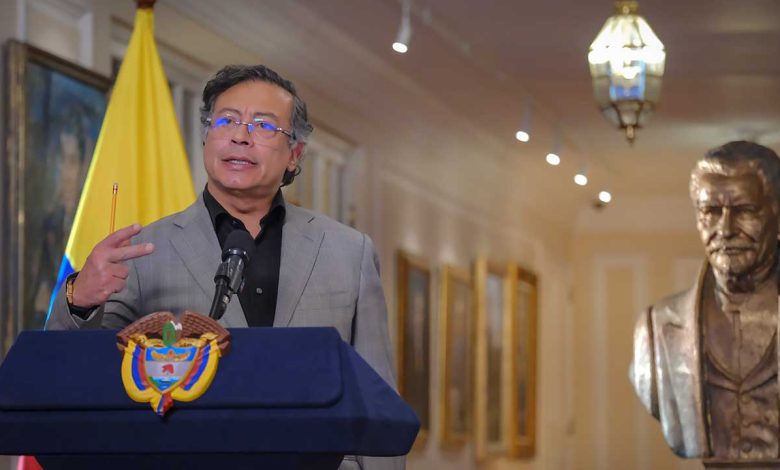 Gustavo Petro lanzó fuertes señalamientos contra la Nueva EPS. Foto/Presidencia