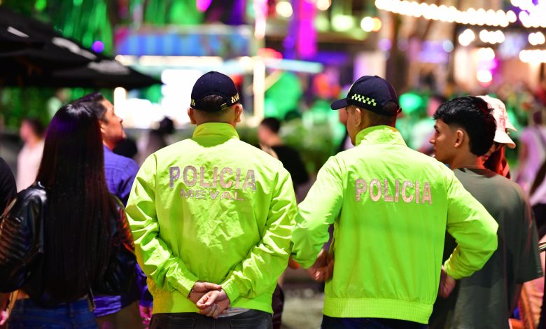 El plan gourmet se tomó el Poblado en Medellín. Foto/ Policía