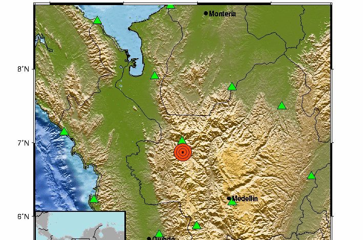 Tres sismos se sintieron durante esta mañana en Antioquia, el epicentro de Uramita, Antioquia.