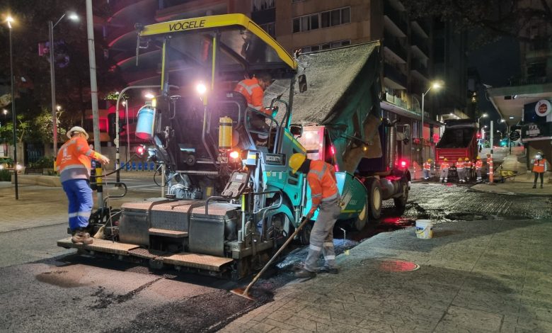 Avanzan los trabajos de mantenimiento vial en Medellín. Foto/ Alcaldía