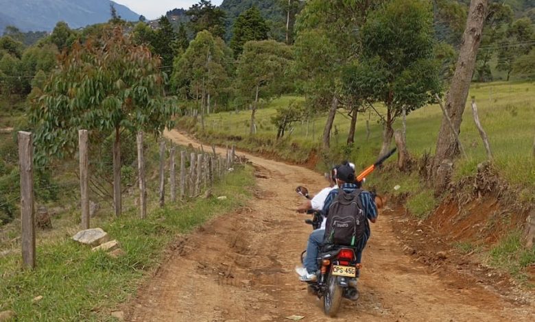 Aquí se construirá la nueva vía Granizal-Croacia en Bello. Fot/ Alcaldía