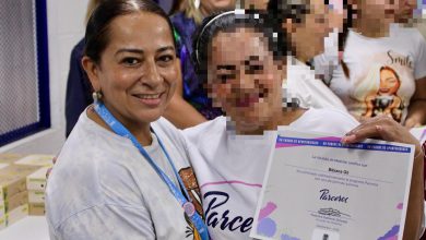 34 horas duró el curso que busca entregr herramientas a esta población. Foto/Alcaldía