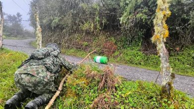 En el lugar también fueron encontrados otros artefactos explosivos. Foto/ Ejército
