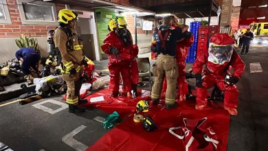 Emergencia por escape de amoníaco, cuatro personas lesionadas. Foto/Alcaldía