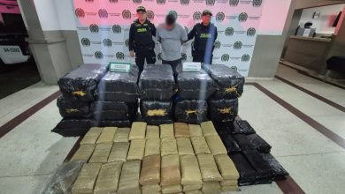 La incautación se dio en el municipio de Bello. Foto/ Policía