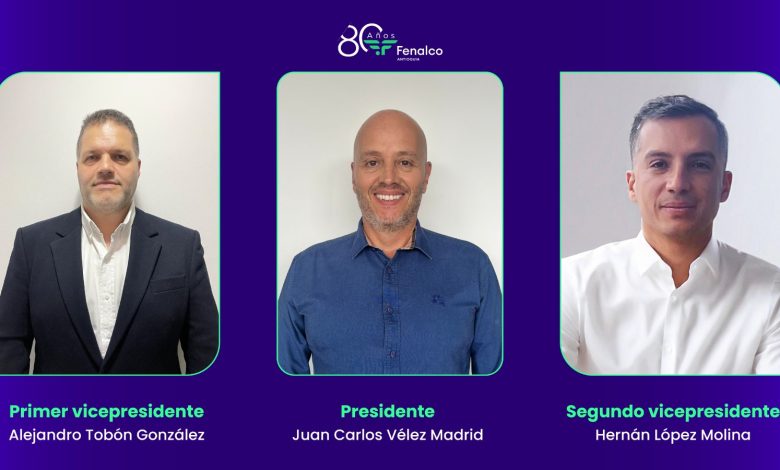 Juan Carlos Vélez, , asumió la presidencia de la Junta directiva. Foto/ Fenalco