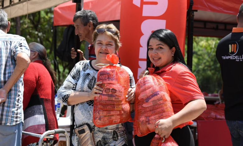 La jornada desarrollada en Parques del Río, hace parte de la Alianza Cero Hambre. Foto/Alcaldía