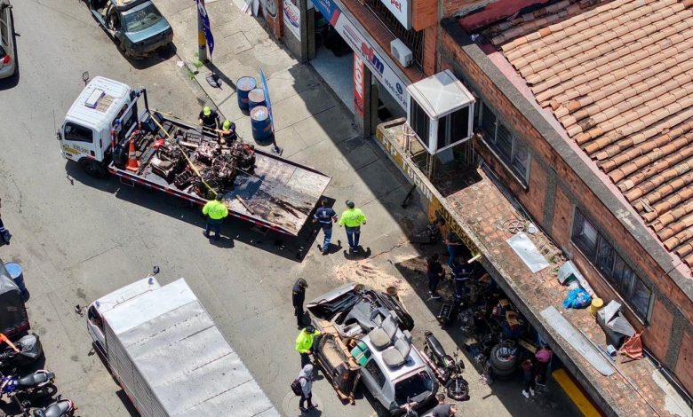 10 allanamiento, 8 capturas y 24 motores incautados. Foto / Policía