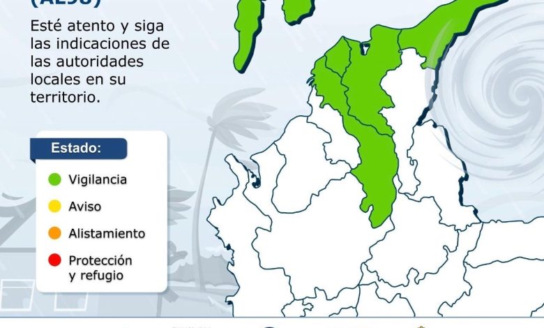 Antioquia y Golfo de Urabá se encuentran en estado de información
