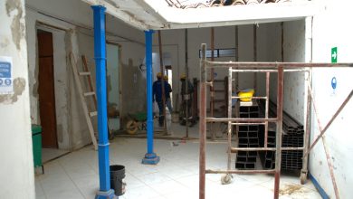 Avanza la adecuación de la casa del Adulto mayor en Bello. Foto/ Alcaldía