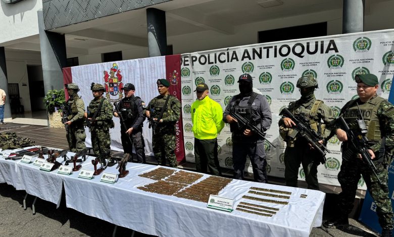La captura se produjo en el municipio de Abriaquí. Foto/ Ejército