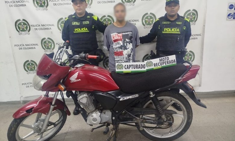 A alias Chuki lo siguieron por cámaras de seguridad y lo capturaron en la vereda El Ajizal de Itagüí