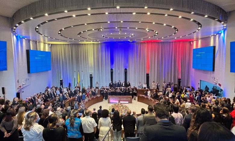 Celebración de los 350 años del Concejo de Medellín.