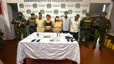 Capturas en el Suroeste de Antioquia. Foto/ Cuarta Brigada