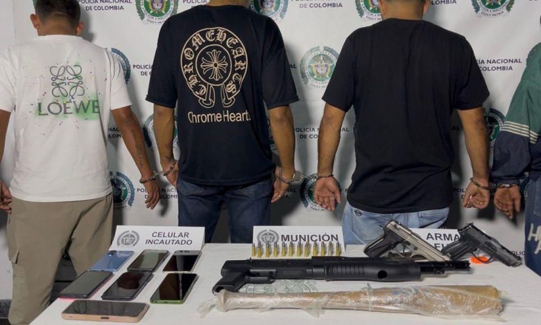 11 personas fueron capturadas en San Cristóbal. Foto/Policía