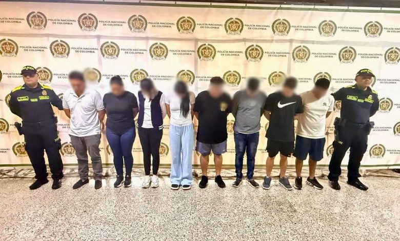 Cae red que legalizaba motos robadas: ocho capturados en operación nacional. Foto/ Policía