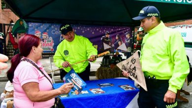 1.200 policías y un Escuadrón Anti pólvora componen el Plan Navidad en Medellín Foto/Policía