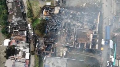 6 familias están danmificadas. Foto/ captura de pantalla