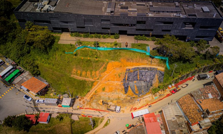 avanza la recuperación de puntos críticos afectados por las lluvias en Medellín