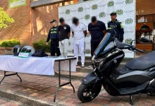 Desarticulada banda que robaba a extranjeros en Medellín. Foto/Policía