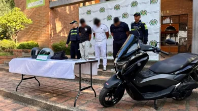 Desarticulada banda que robaba a extranjeros en Medellín. Foto/Policía