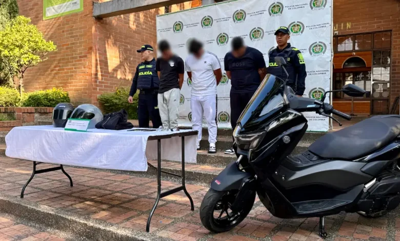 Desarticulada banda que robaba a extranjeros en Medellín. Foto/Policía