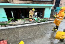 Las lluvias generan afectaciones en Medellín. Foto/ Alcaldía