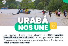 Presentes Corporación lanza campaña para llevar ayudas a damnificados por las lluvias.