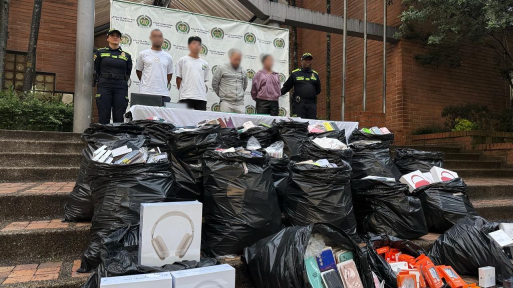 Operativo en el Centro de Medellín. Foto/ Policía