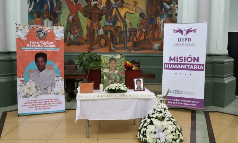 desaparecido en 2002 en San Carlos. Foto/ UBPD