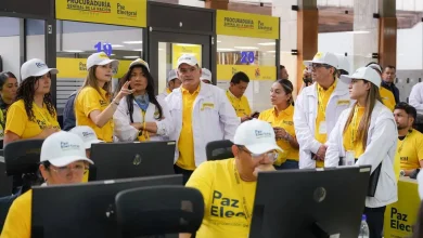 Procurador resaltó la paricipación ciudadana en esta jornada de votación. Foto/ Procuraduría