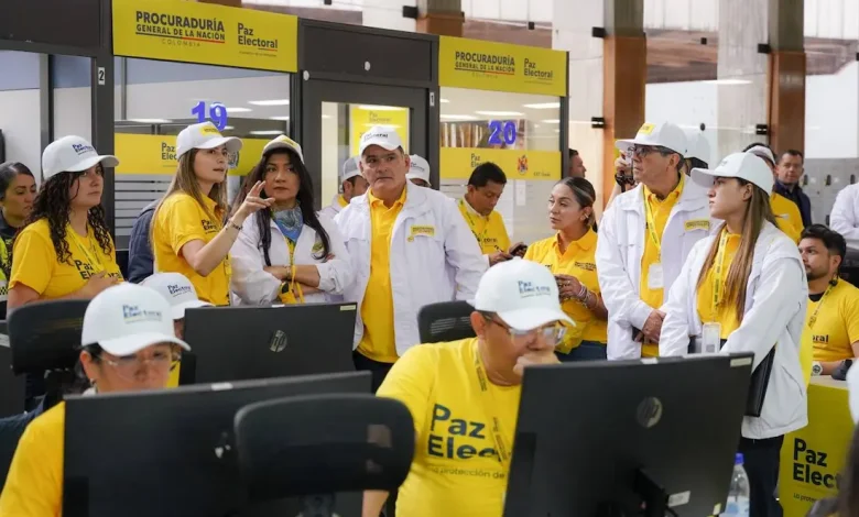 Procurador resaltó la paricipación ciudadana en esta jornada de votación. Foto/ Procuraduría