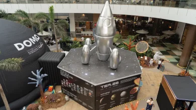 Un domo espacial se instaló en El Tesoro