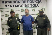 Presunto cabecilla de la banda La Miel, fue capturado. Foto/ Policía