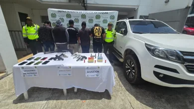 En un operatio de control fueron capturadas 5 personas. Foto/ Policía